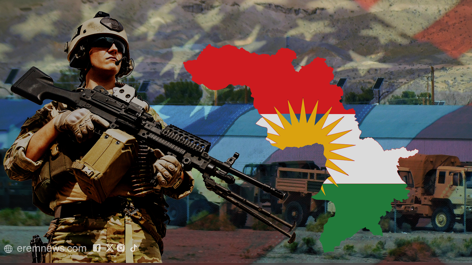 أمريكا تستنفر قواتها في 6 قواعد عسكرية بكردستان العراق