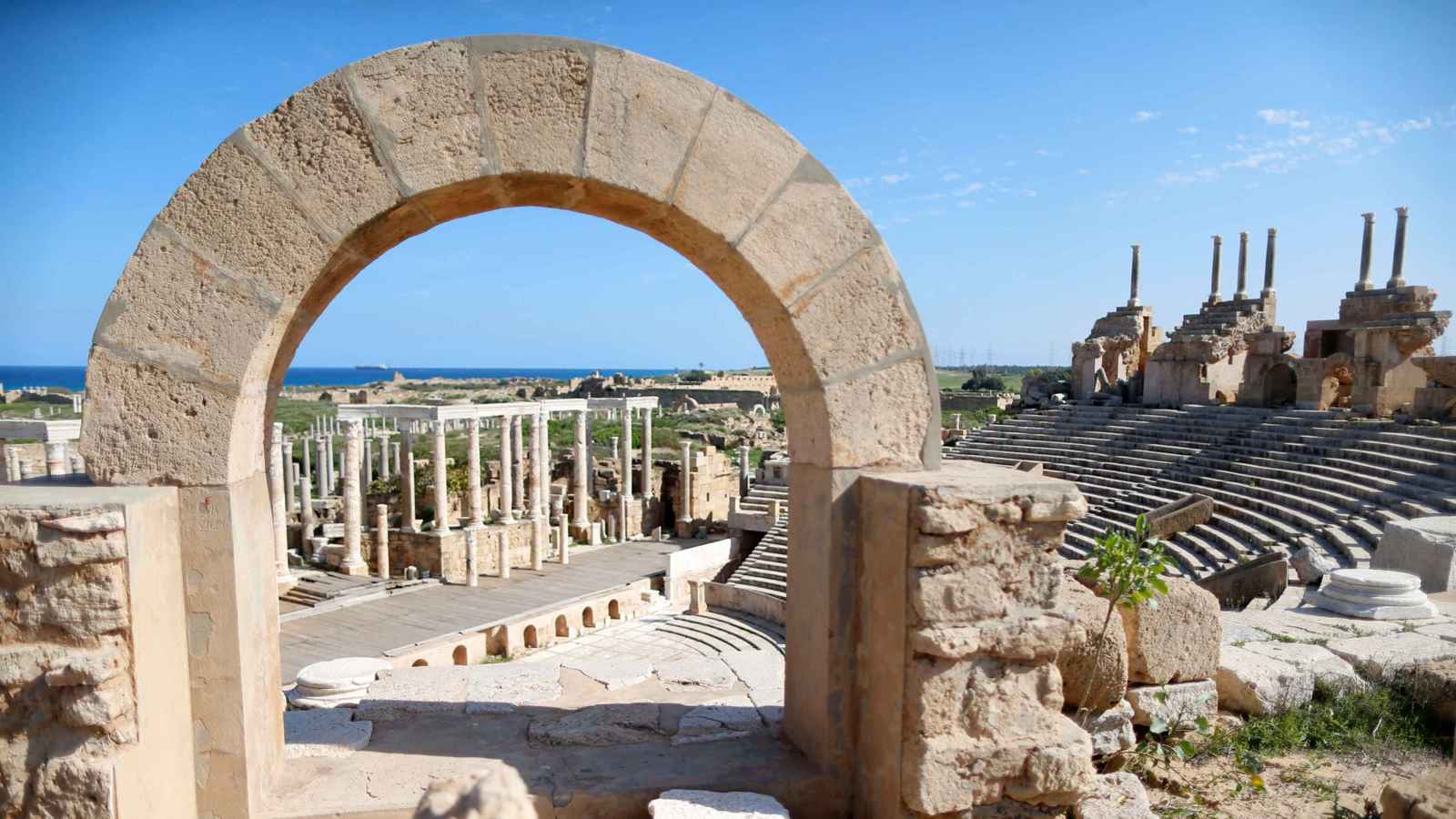 لبدة الكبرى.. روائع الحضارة الرومانية في ليبيا (فيديو إرم)