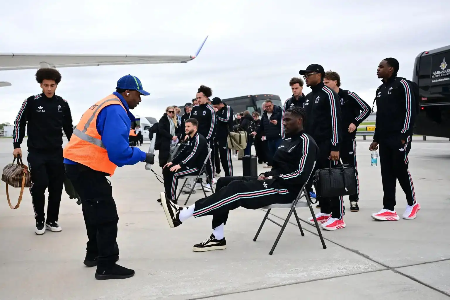 تفتيش نجوم منتخب بلجيكا