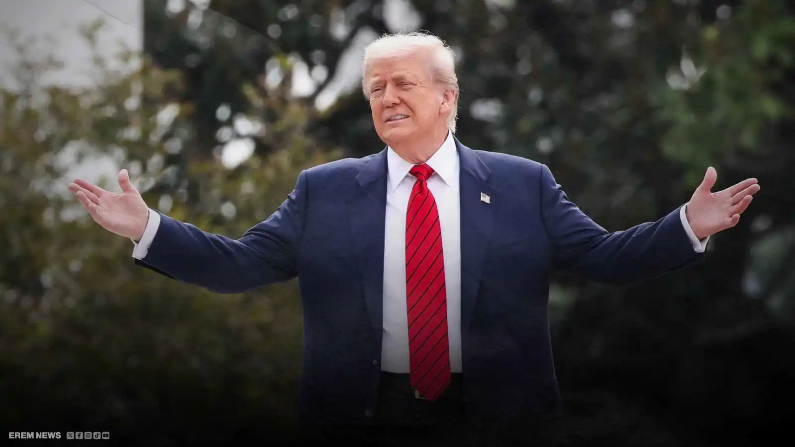 ترامب من سطح البيت الأبيض.. "أبني صواريخ نووية"