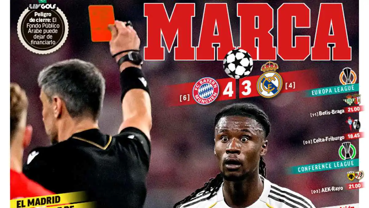 عناوين الصحف الرياضية: سقوط ريال مدريد وآرسنال يتأهل بصعوبة وغضب لابورتا (صور)