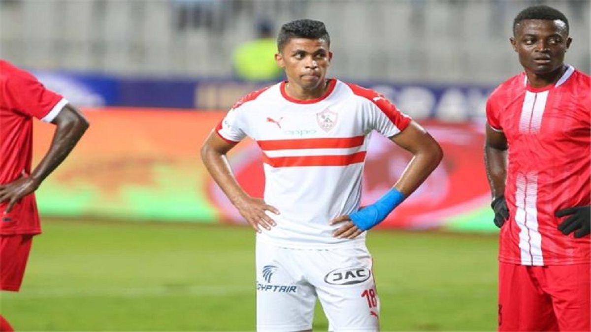 إصابة كريم بامبو لاعب نادي الزمالك بفيروس كورونا