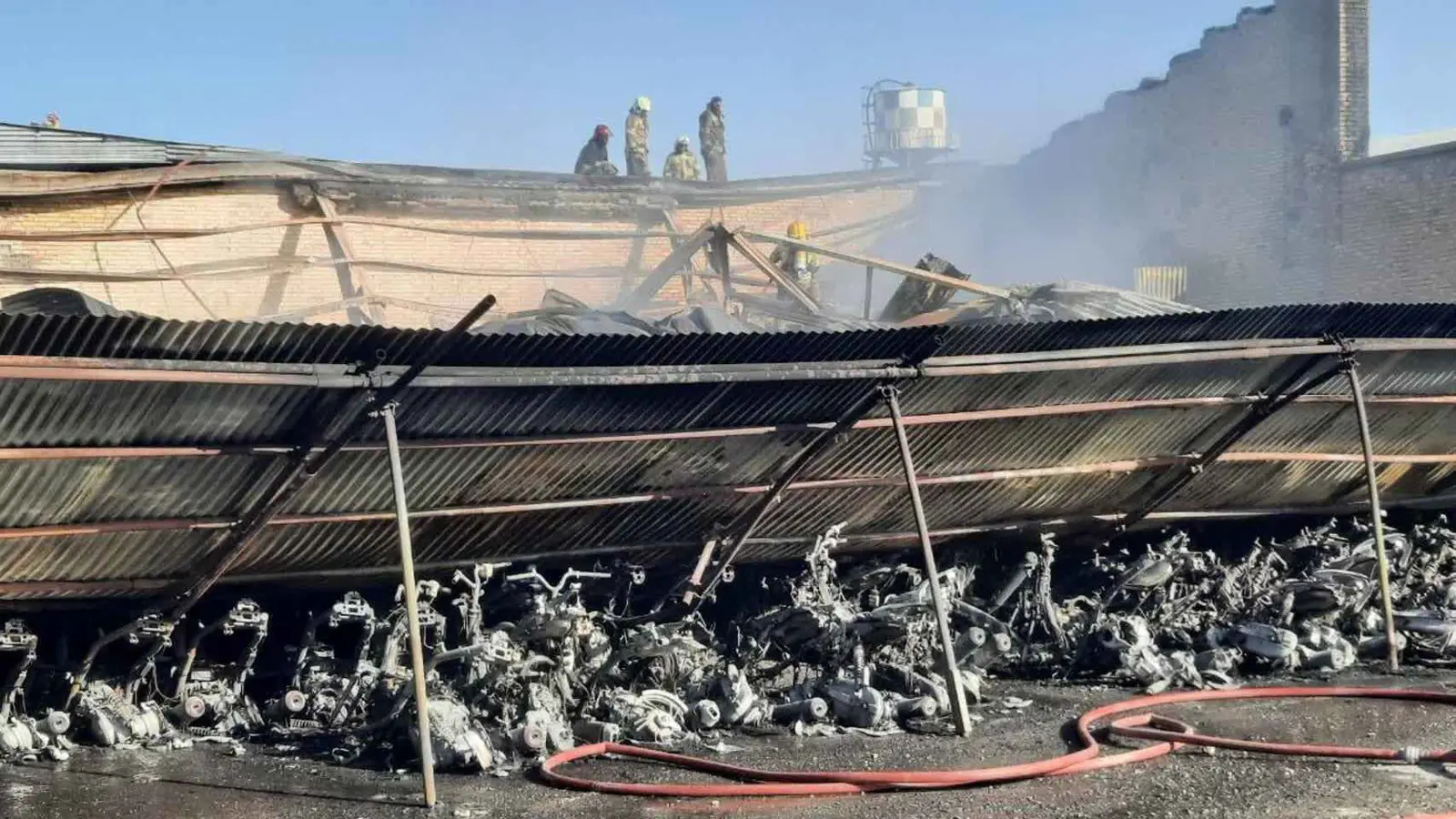 مصنع مشهد "المحترق".. هل ينتج محركات المسيرات الانتحارية؟