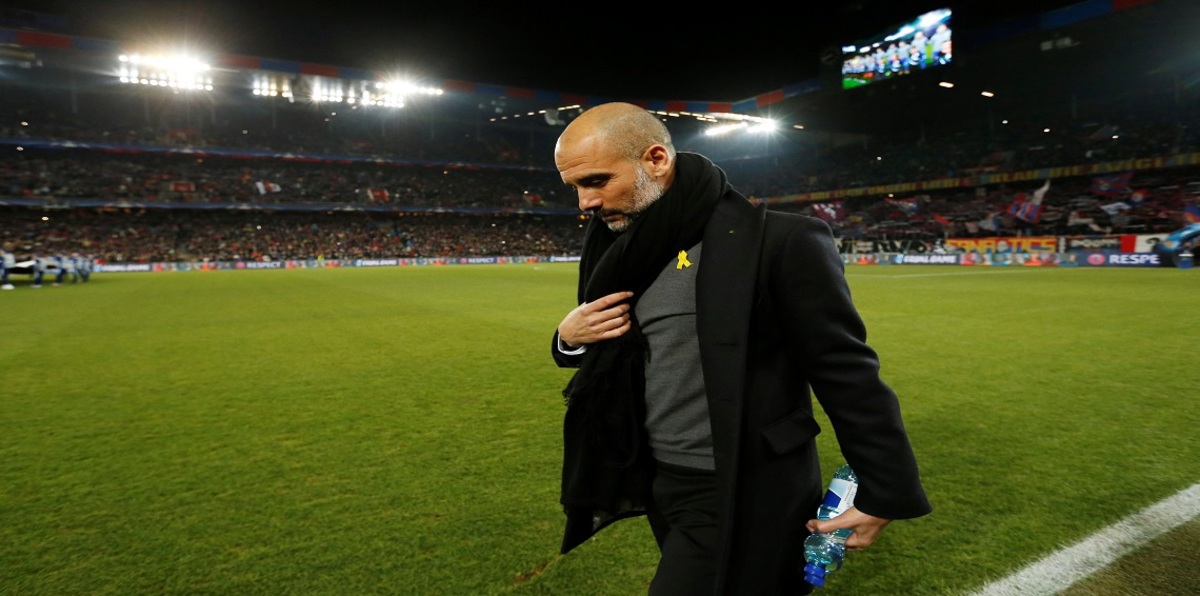 غوارديولا يتحدى قرارات الاتحاد الإنجليزي بشأن "شارة كتالونيا"