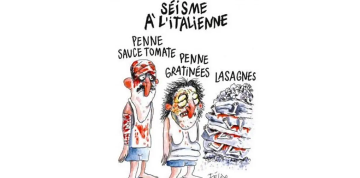 رفع دعوى ضد "شارلي إيبدو" لسخريتها من ضحايا زلزال إيطاليا