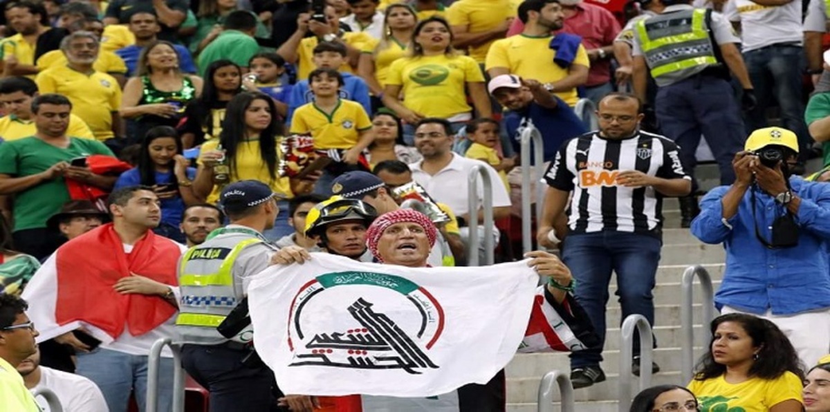 "الحشد الشعبي" العراقي يُكرّم مشجعًا رفع رايته في أولمبياد ريو