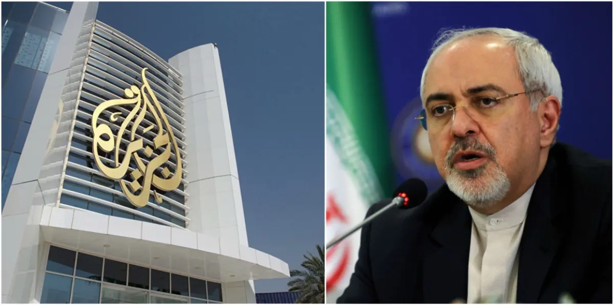 قناة "الجزيرة" القطرية تتفاخر بنشر مقال لظريف.. وتقول: لو كتب قرقاش مقالًا لنشرناه!