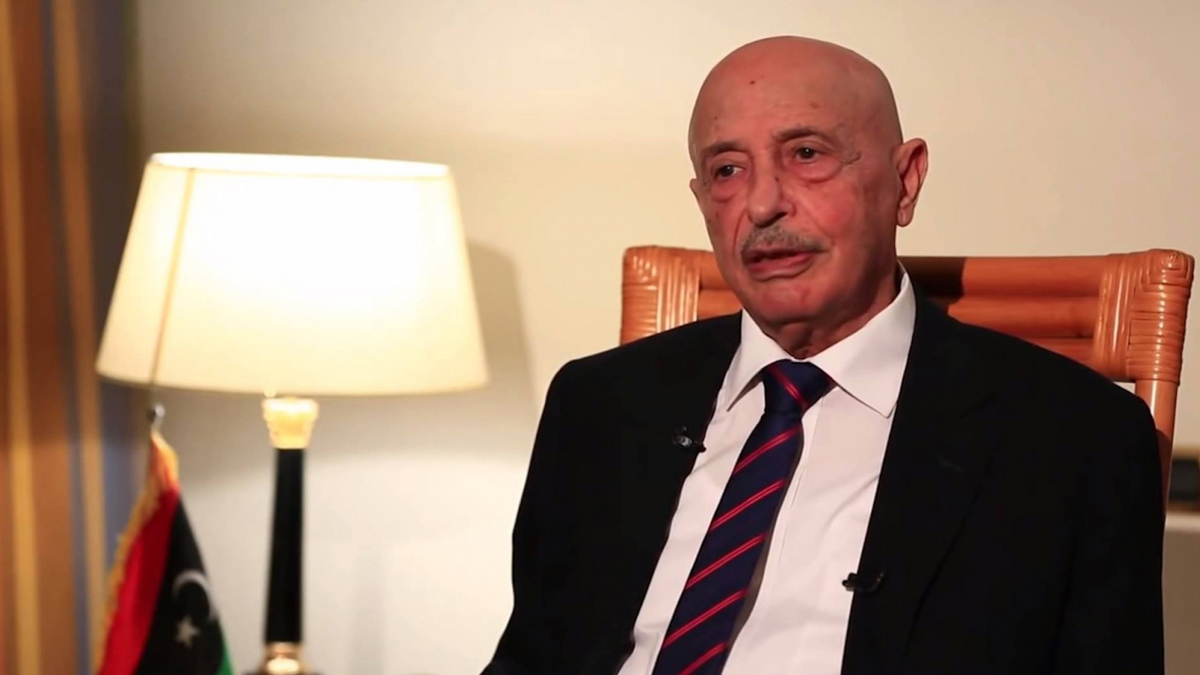 عقيلة صالح يوجه خطابًا للأمم المتحدة يثبت فيه عدم شرعية حكومة الوفاق