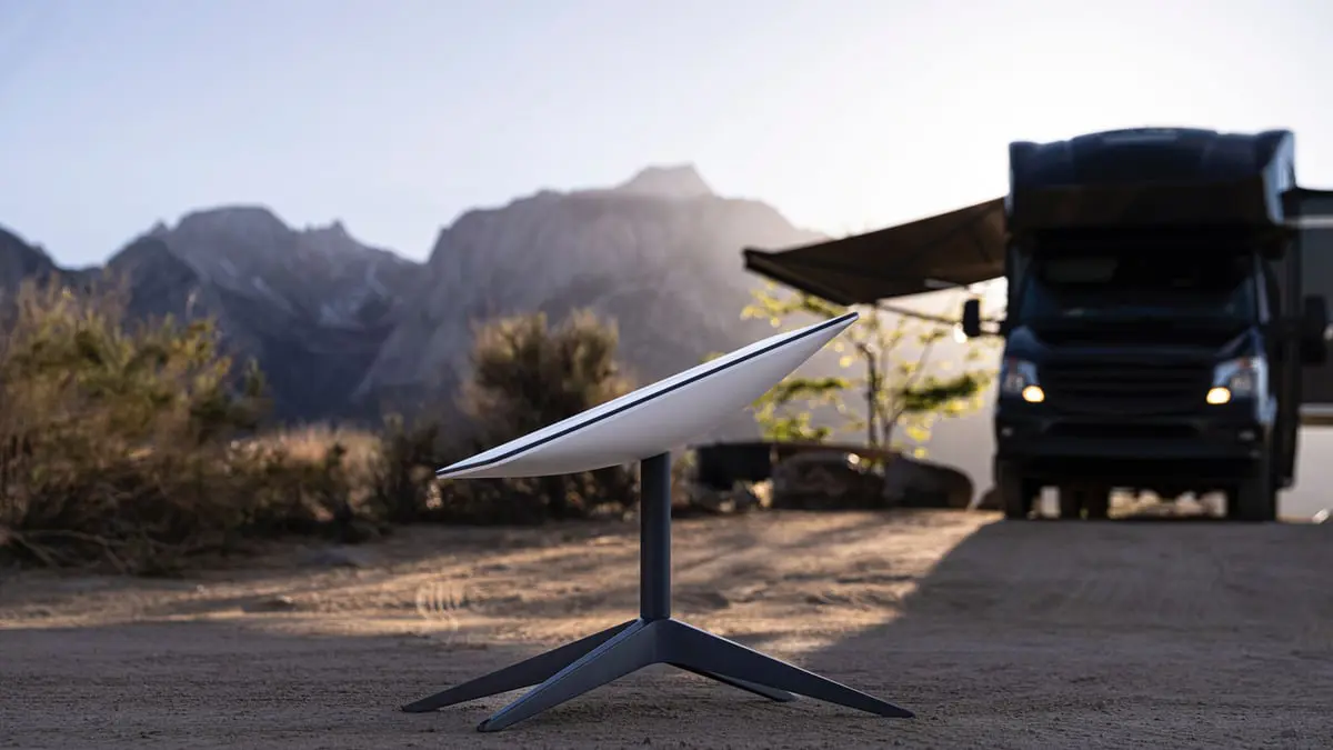 "ستارلينك" تزود عشاق التخييم‎ والترحال بالإنترنت الفضائي