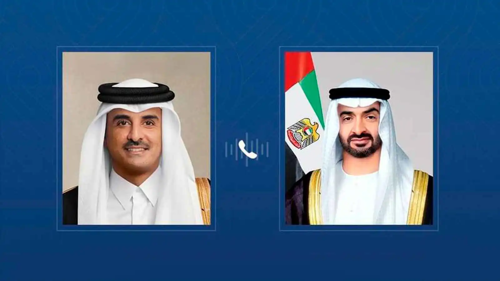 محمد بن زايد يؤكد تضامن الإمارات مع قطر في الدفاع عن سيادتها وأمنها