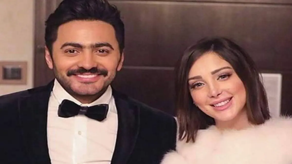 بسمة بوسيل تكشف حقيقة زواج تامر حسني عليها.. وتدافع عن أسيل عمران 