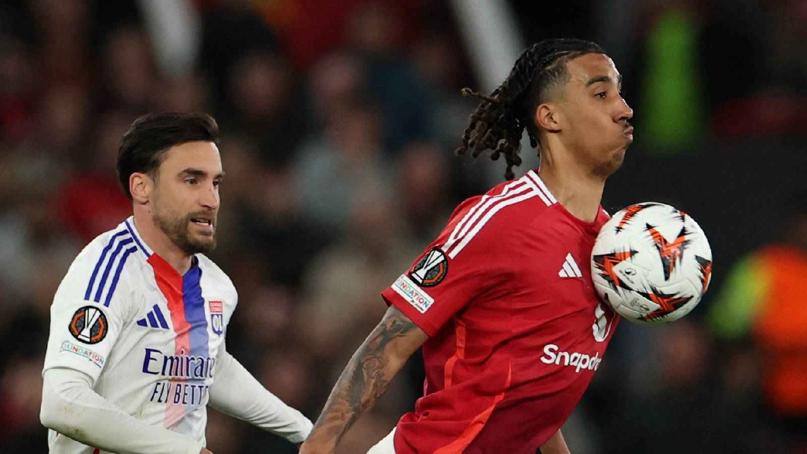 مباراة مانشستر يونايتد وليون تسجل رقما تاريخيا جنونيا