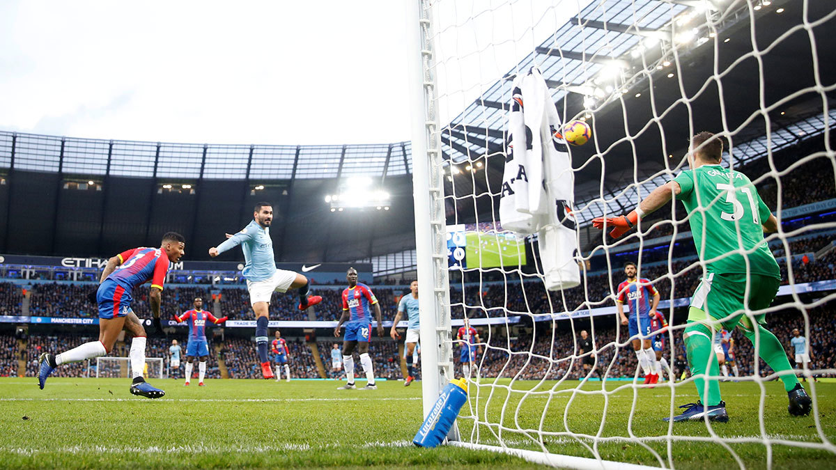 أهداف مباراة مانشستر سيتي وكريستال بالاس.. "السيتيزنز" يتأخر 3-2