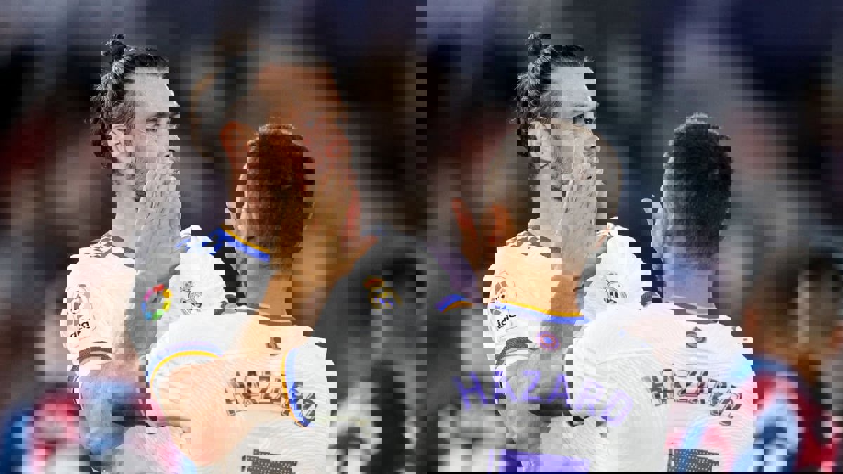 غاريث بيل يسخر من هازارد في مباراة ريال مدريد وأتلتيك بلباو (صورة)