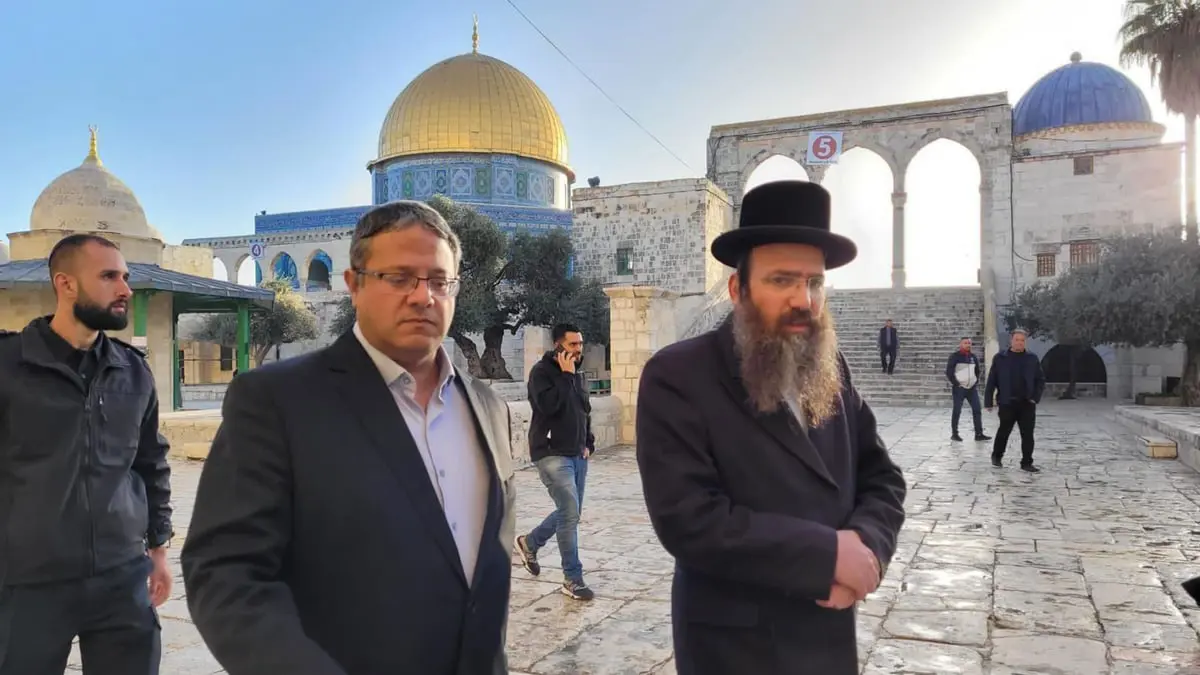 بعد تسلمه وزارة الأمن القومي.. بن غفير يعلن نيته اقتحام المسجد الأقصى