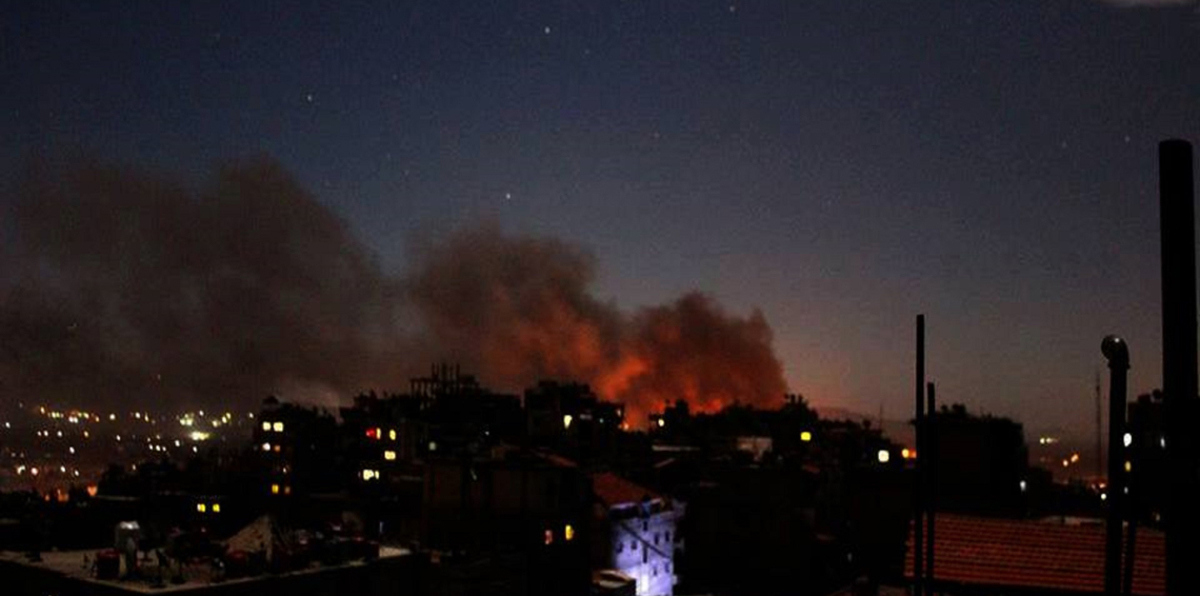 إسرائيل تطلق عدة صواريخ على موقع عسكري في ريف دمشق