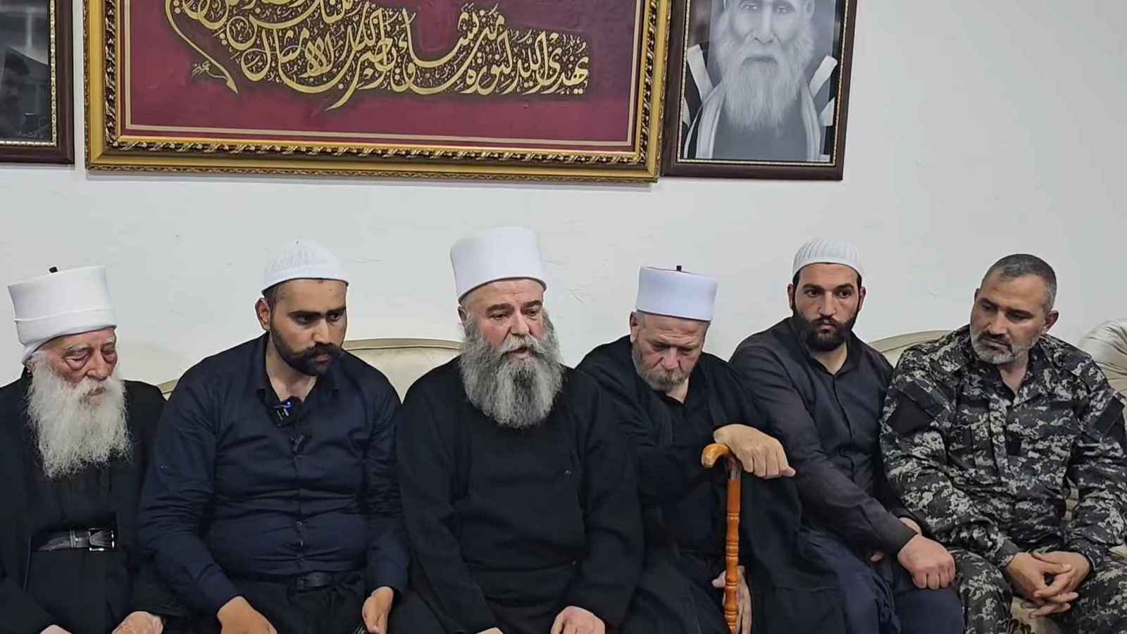 شيوخ الدروز: لن نسمح بتقسيم سوريا أو جرّنا إلى الفتن (فيديو)