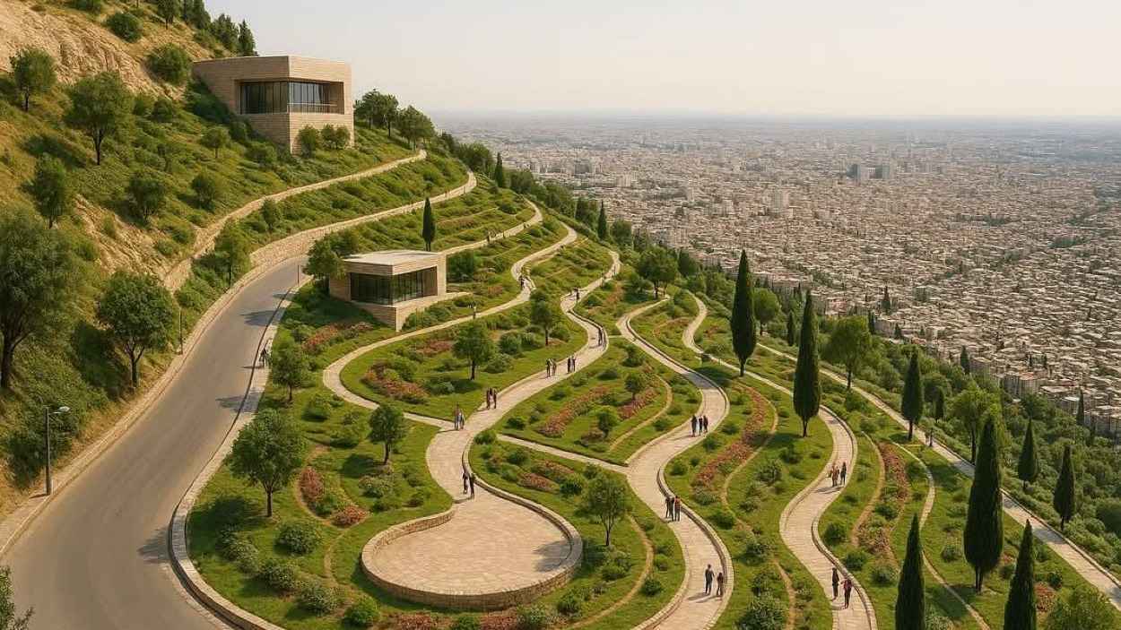 مشروع لتجميل جبل قاسيون المطل على دمشق (صور)