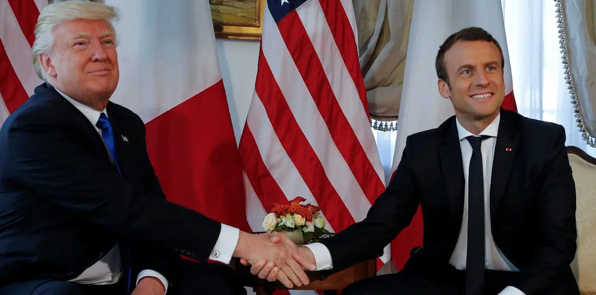 ترامب وماكرون يتفقان على ضرورة التحرك ضد روسيا