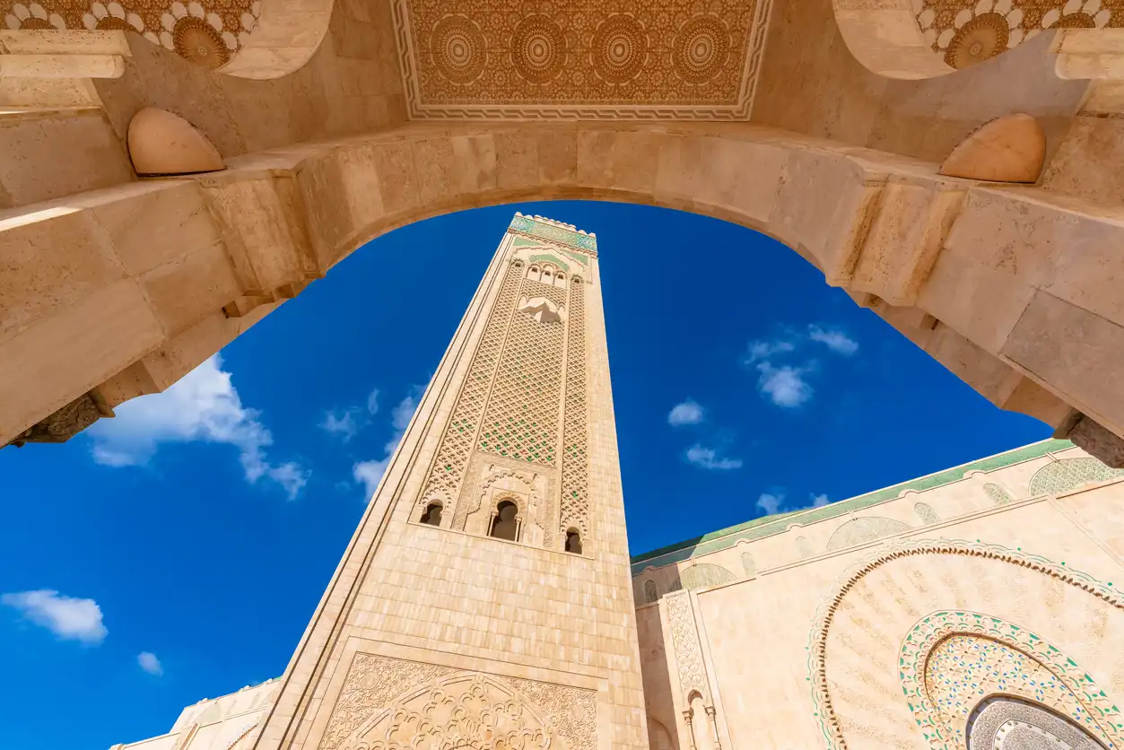 مئذنة جامع الحسن الثاني