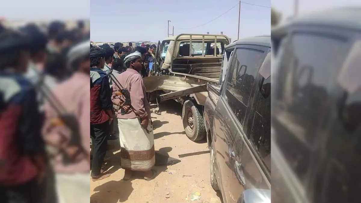 اليمن.. عبوة ناسفة تستهدف مركبة فريق نزع الألغام لقوات العمالقة في مدينة عتق