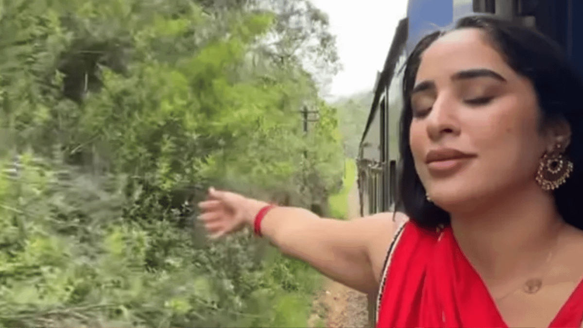 بسبب هاتفها.. "مؤثرة" جزائرية تلقي بنفسها من قطار متحرك (فيديو)