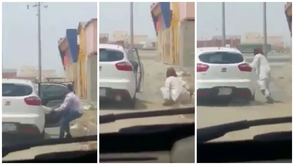 الشرطة السعودية تضبط "عصابة" سلبت شابًا ورمته على الطريق