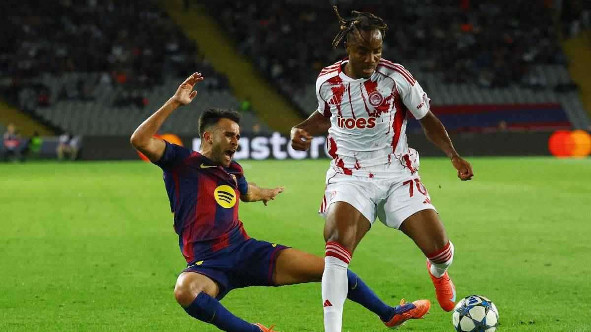 رغم السداسية.. أكثر لاعب أثار استياء جماهير برشلونة أمام أولمبياكوس 