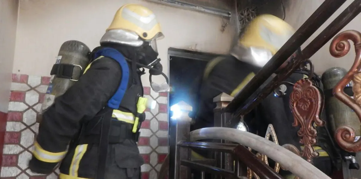 اشتعال النيران بأحد مستشفيات جازان السعودية وإخلاء المرضى