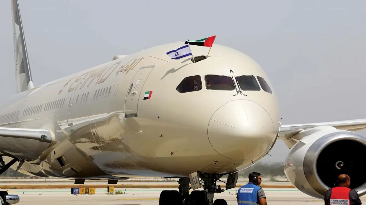 الاتحاد للطيران تسير أولى الرحلات المباشرة من أبوظبي إلى إسرائيل