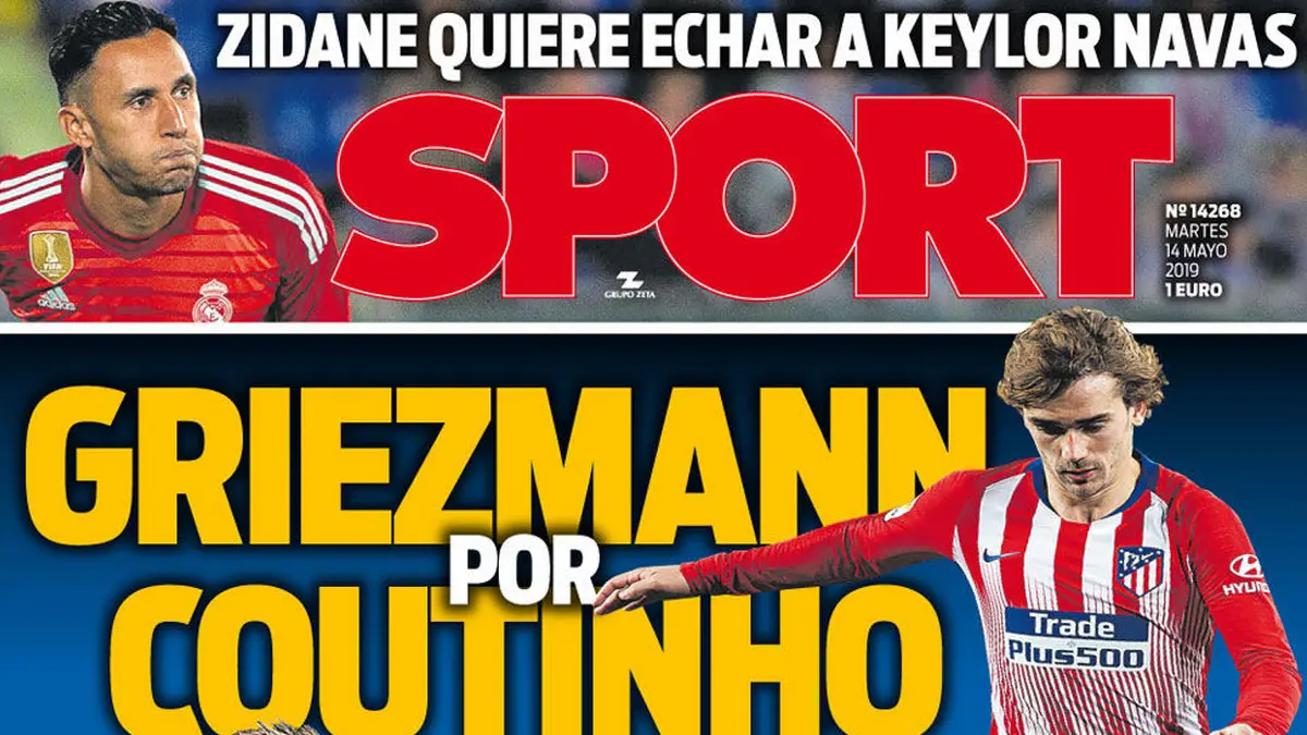 عناوين الصحف الرياضية العالمية: برشلونة يحسم صفقتين.. وزيدان يتخلى عن نافاس لصالح ابنه لوكا (صور)