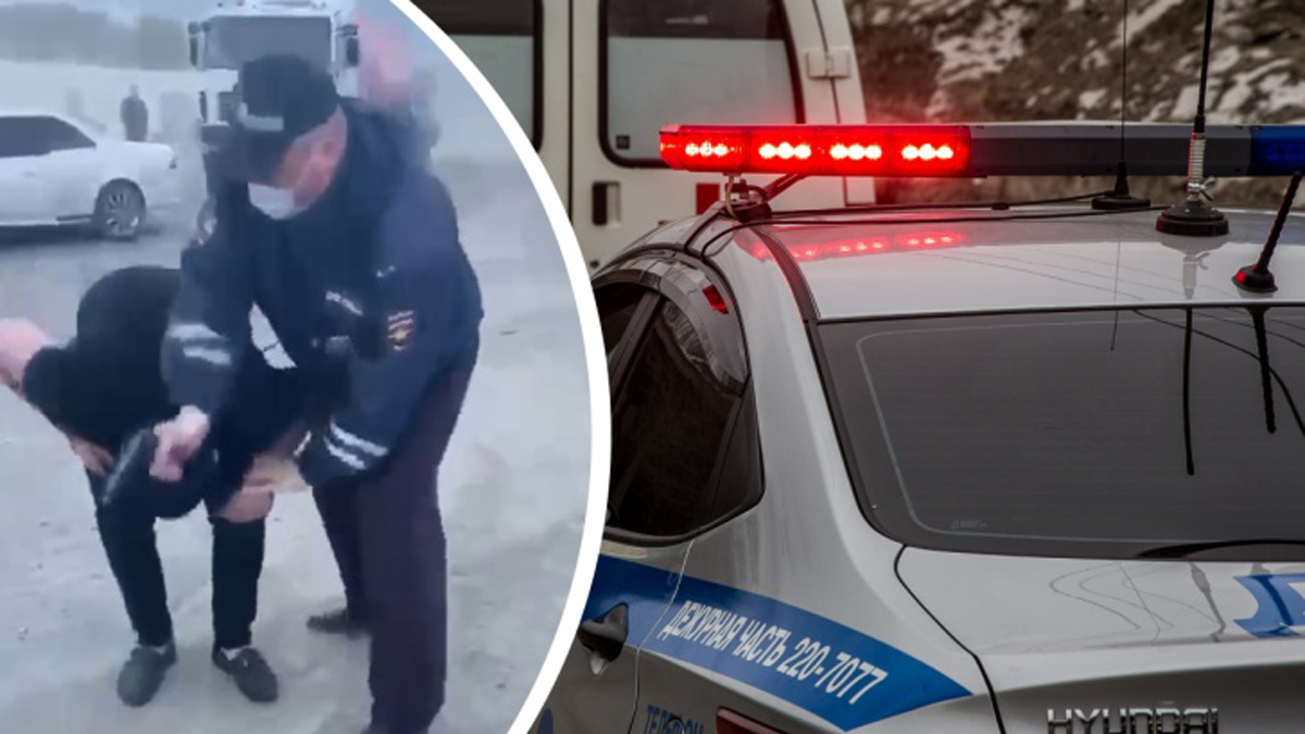 روسيا.. شرطي مرور يطلق النار على رأس شاب (فيديو)