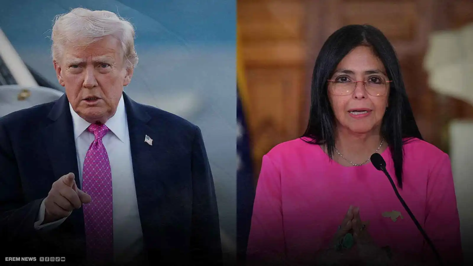 هل تخضع رئيسة فنزويلا لترامب؟