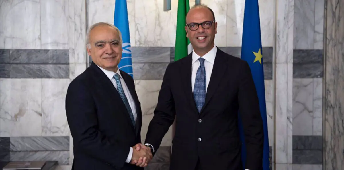 غسان سلامة ووزير خارجية إيطاليا يتفقان على حل أزمة ليبيا تحت راية الأمم المتحدة