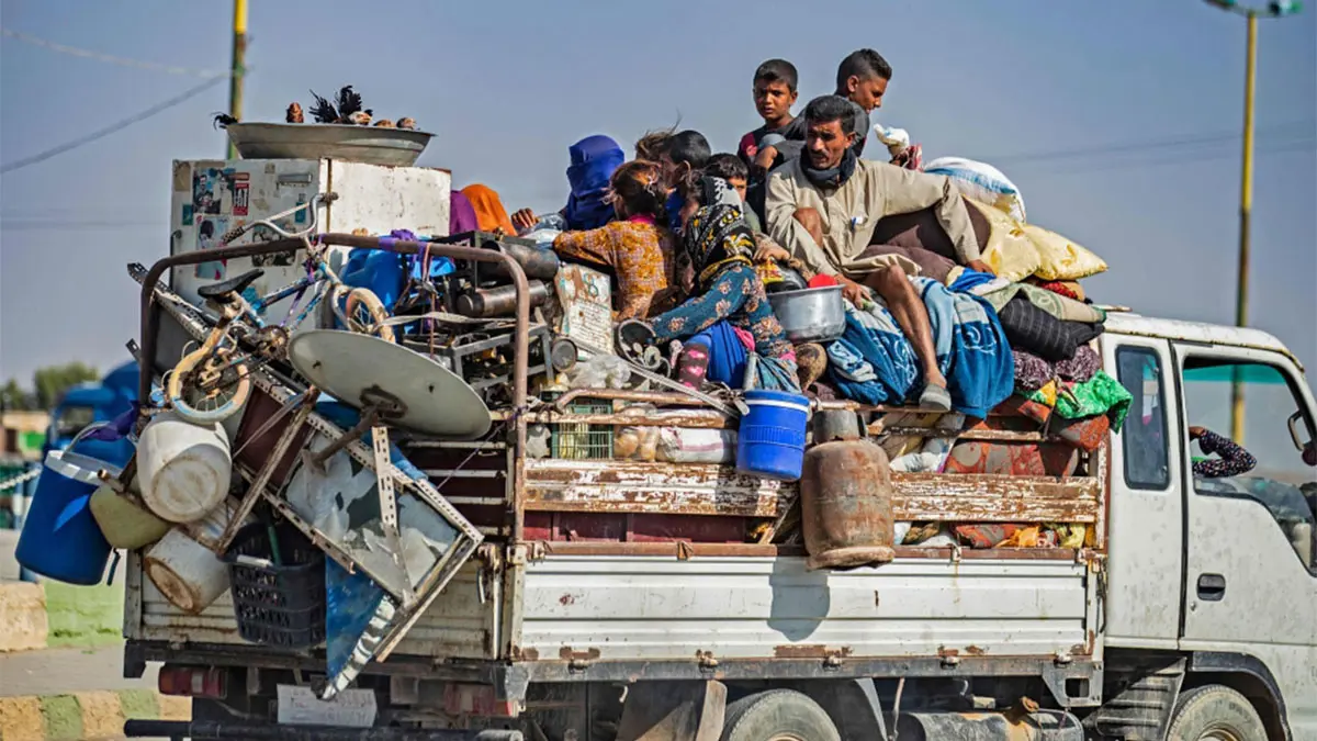 برنامج الأغذية العالمي: نزوح أكثر من 100 ألف من رأس العين وتل أبيض في سوريا‎