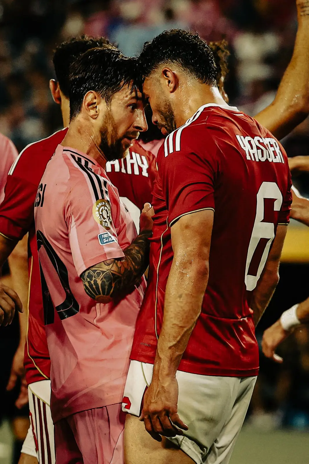 ميسي وياسر إبراهيم