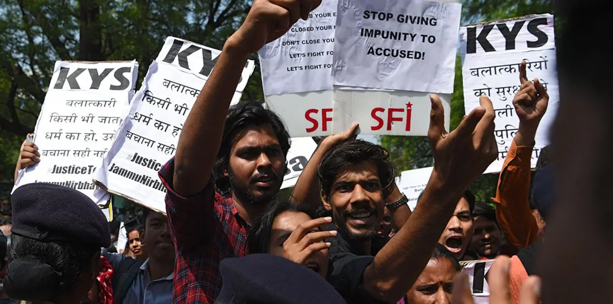 احتجاجات في الهند بعد اغتصاب طفلة عمرها 7 سنوات‎