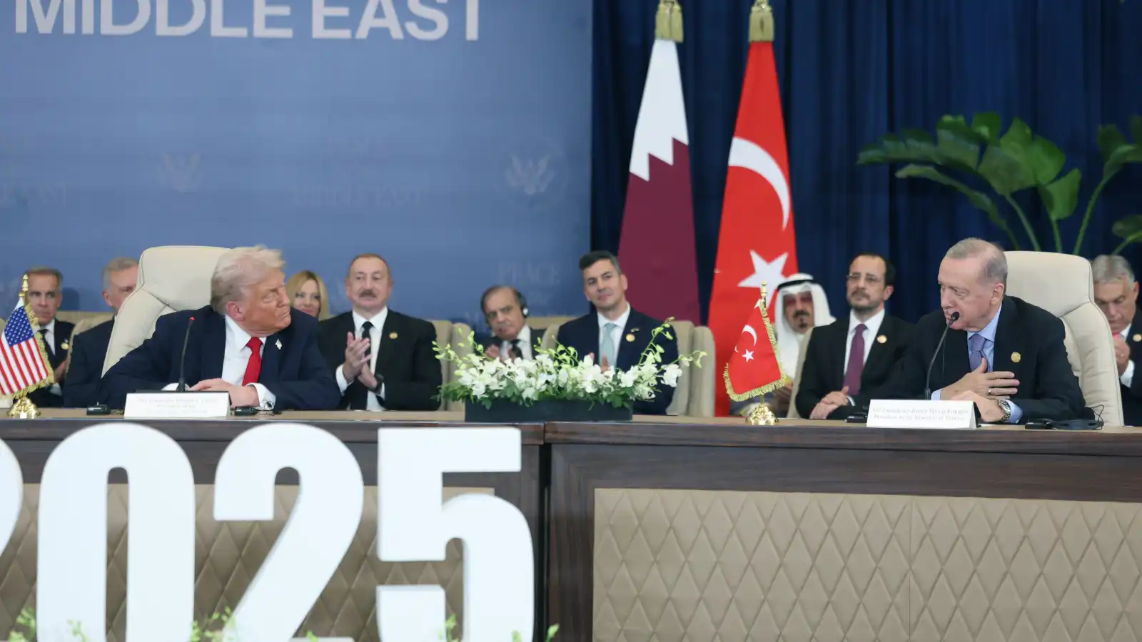 أردوغان وترامب في قمة شرم الشيخ