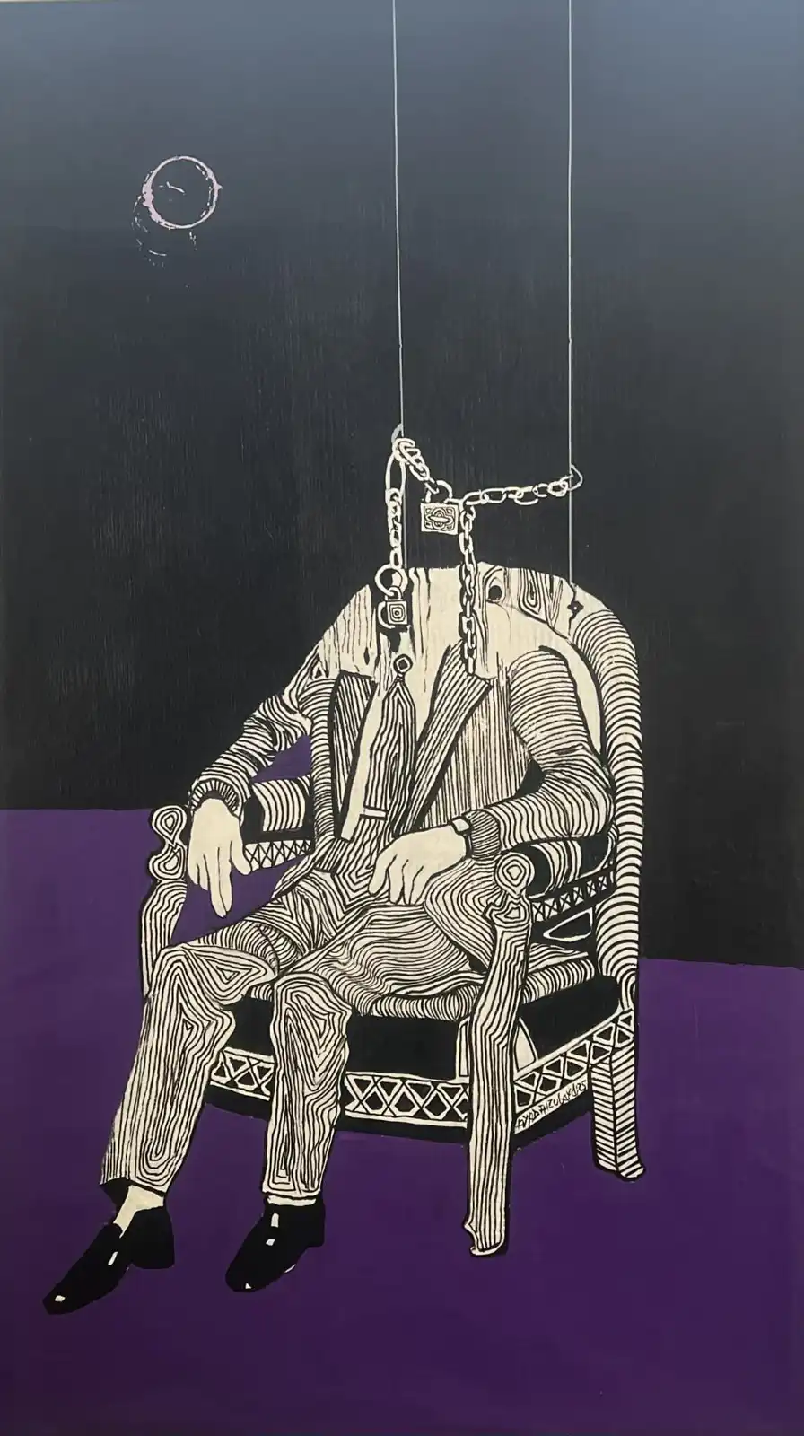 لوحة من معرض "غواية"