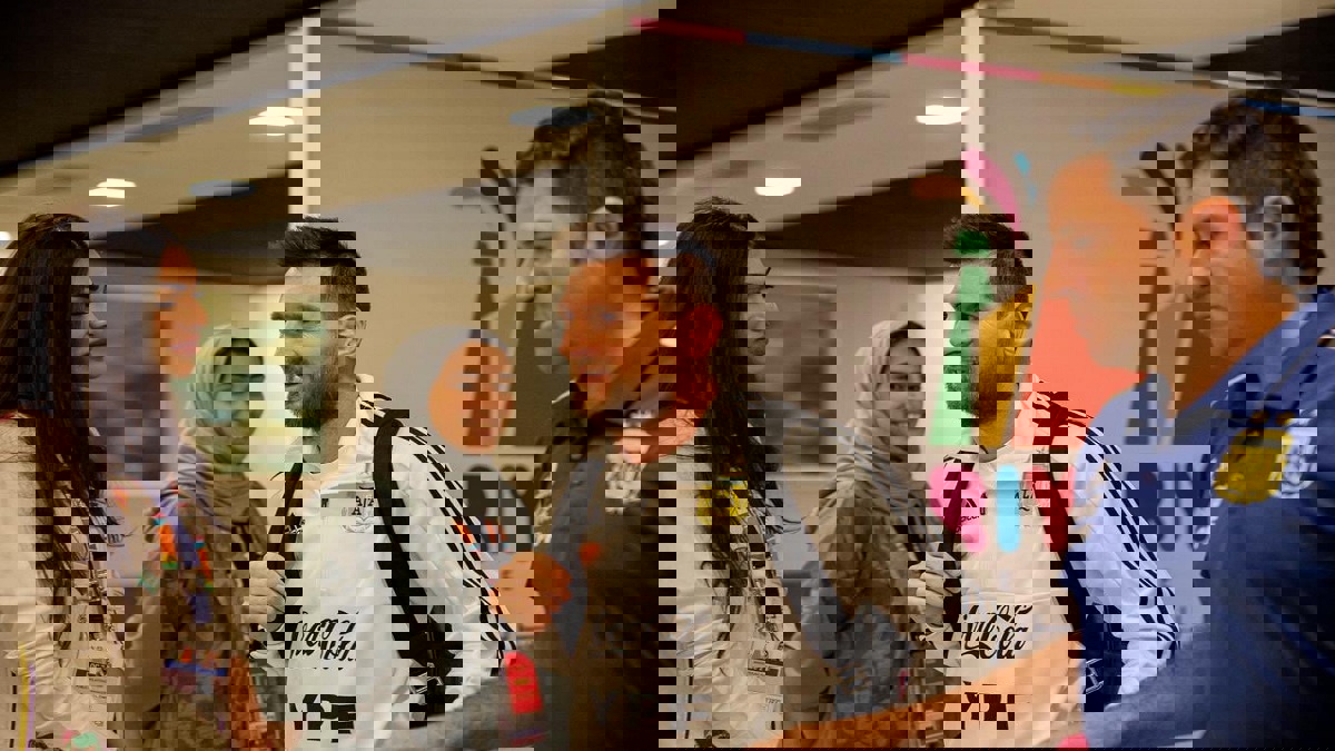 مباراة الأرجنتين والبرازيل.. لحظة وصول ميسي ومنتخب التانغو إلى الرياض (فيديو)