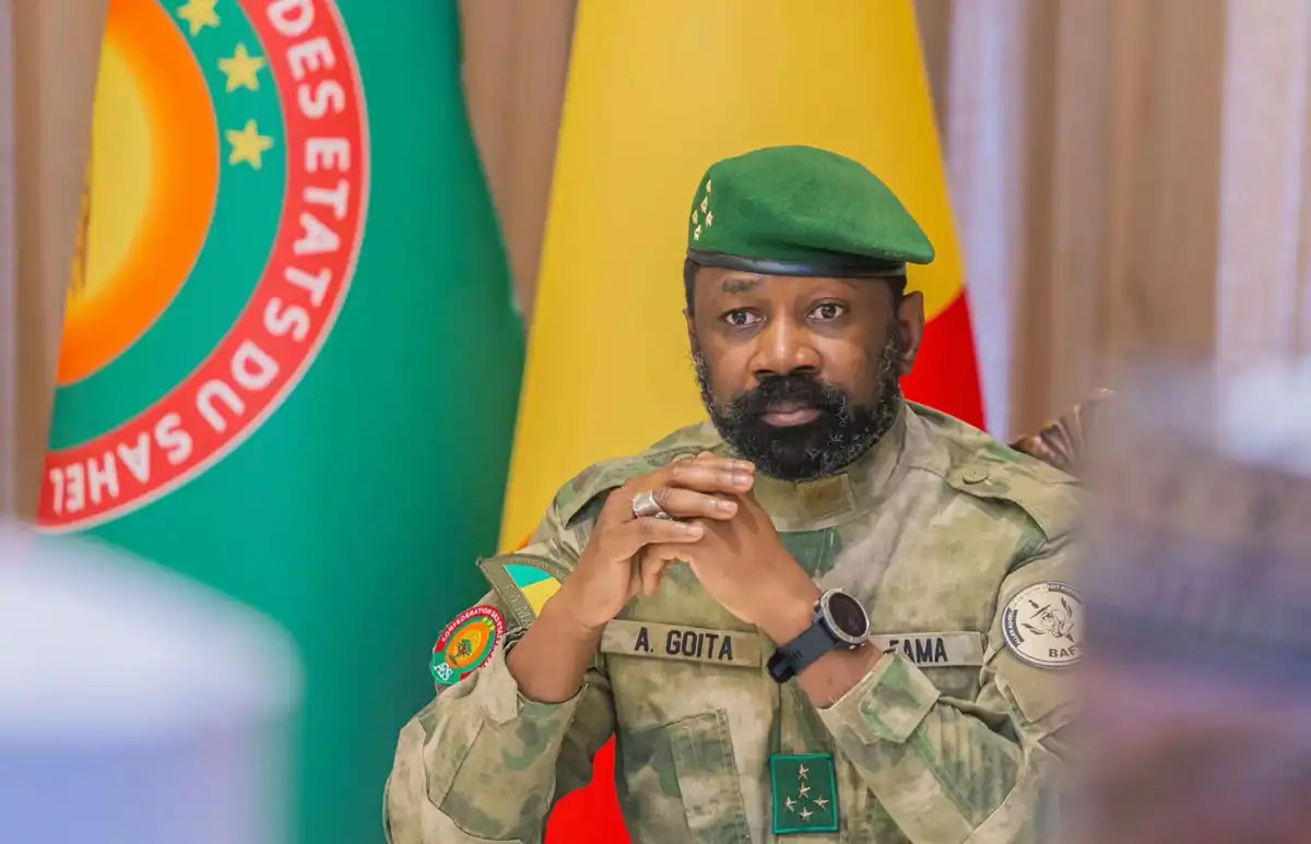 رئيس المجلس العسكري في مالي أسيمي غويتا.