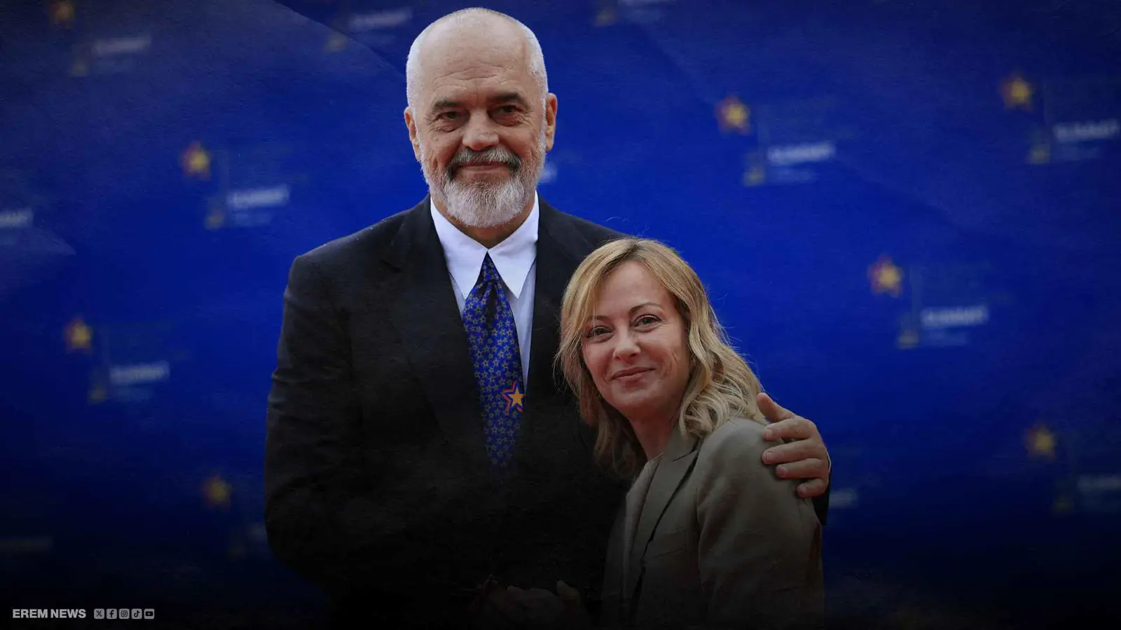 جورجيا ميلوني و إيدي راما