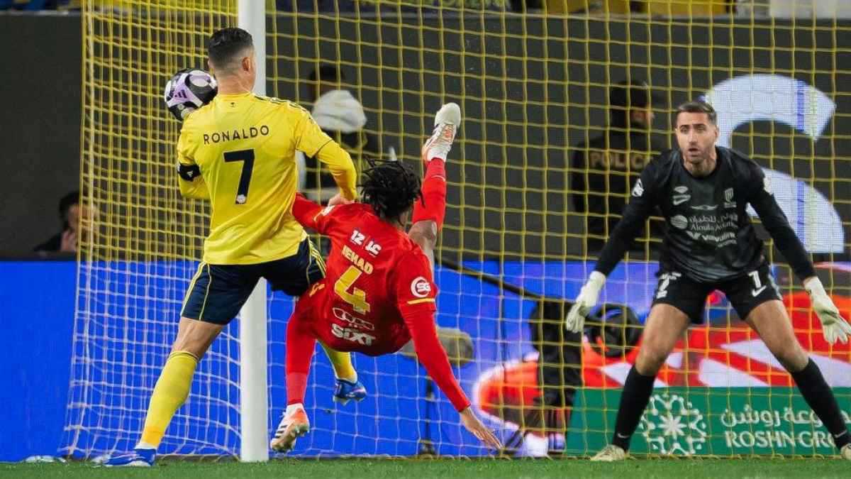 أولهم رونالدو.. أسوأ 5 لاعبين في النصر أمام القادسية 