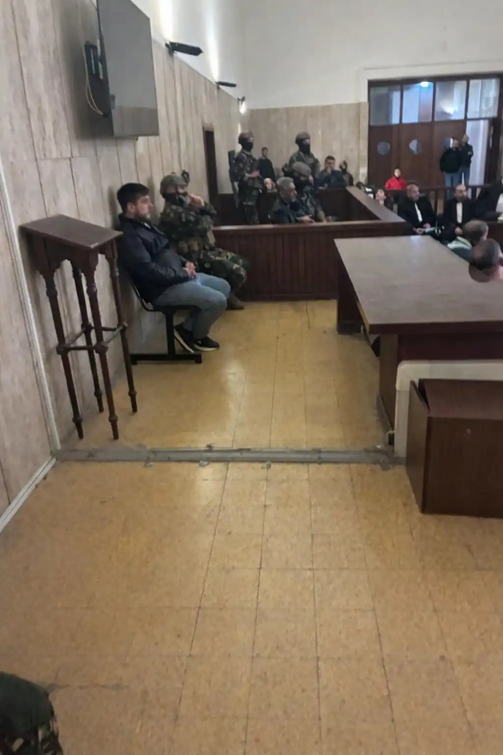 من محاكمة الفنان اللبناني فضل شاكر