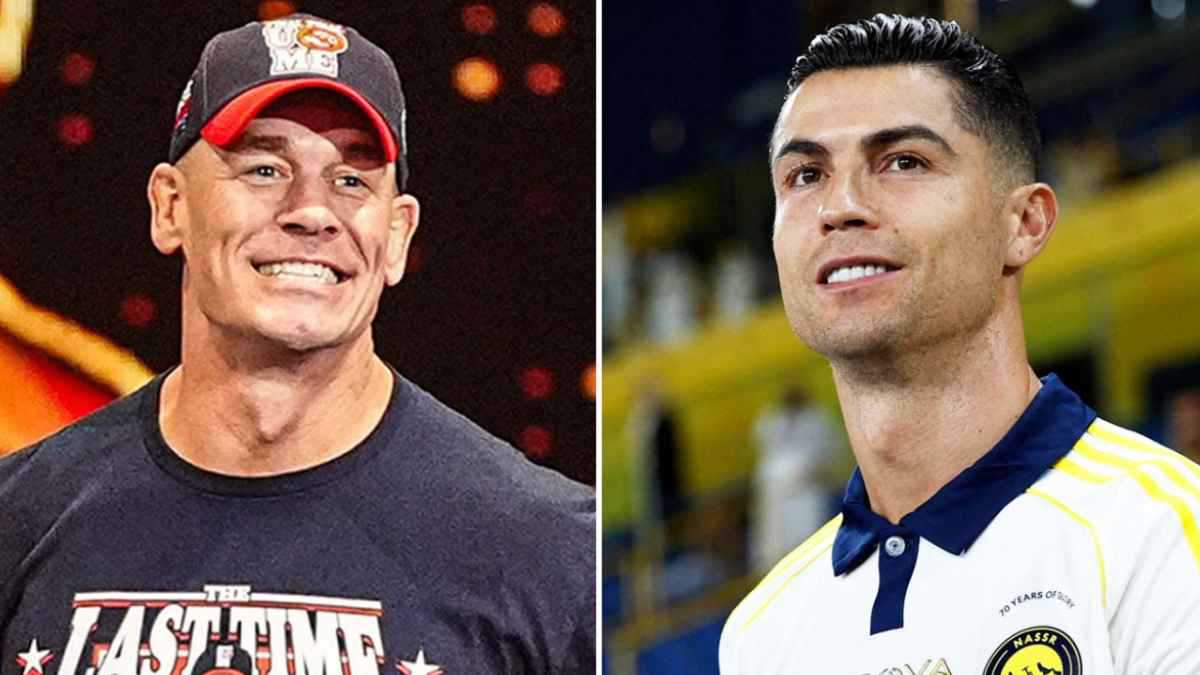 في حدث مهم.. جون سينا يهزم كريستيانو رونالدو