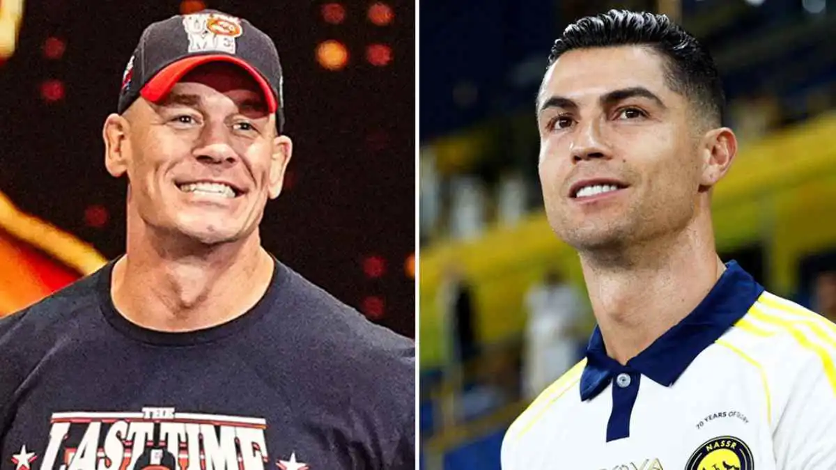 في حدث مهم.. جون سينا يهزم كريستيانو رونالدو