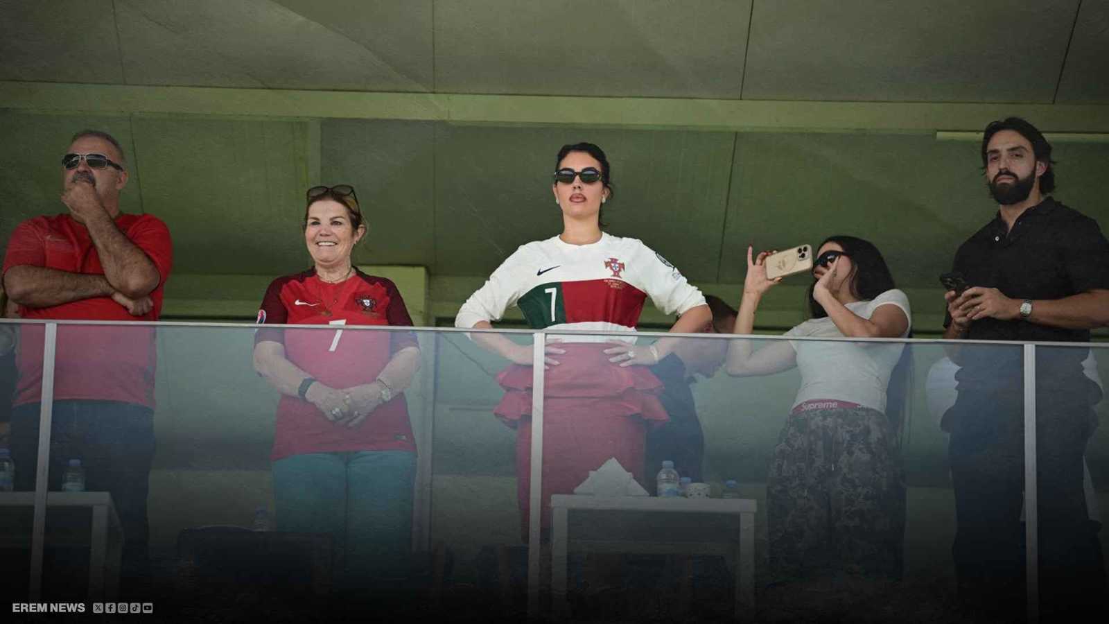 جورجينا تحتفل في تركيا بأول لقب لكريستيانو جونيور مع منتخب البرتغال تحت 16 عاما