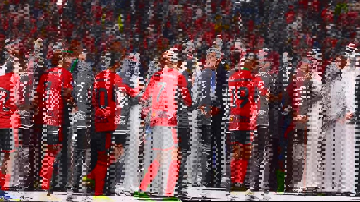 "حبناك".. رسالة جمهور الأهلي لتركي آل الشيخ في مباراة سيمبا (صورة)