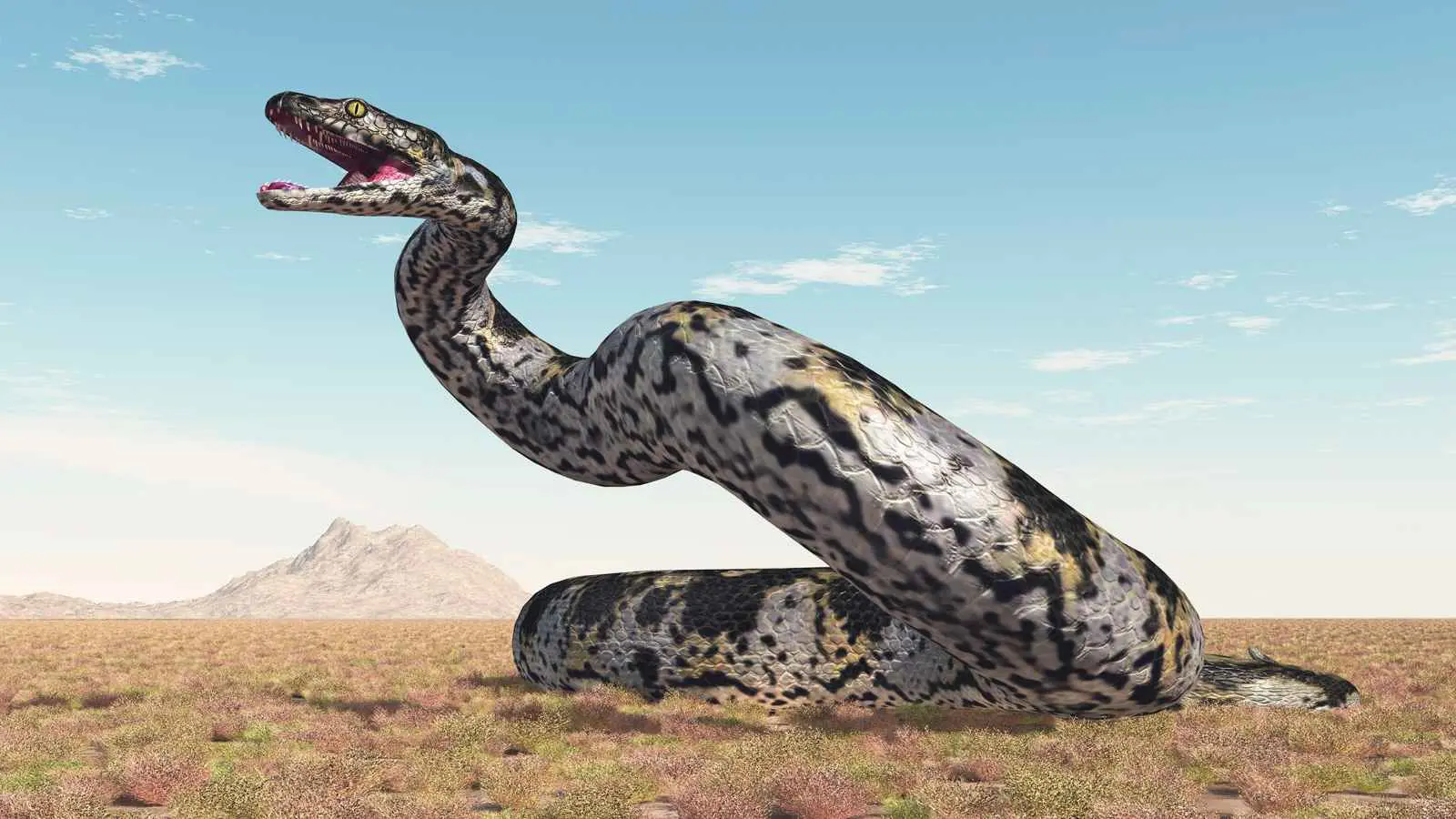 وزنه طن.. اكتشاف بقايا ثعبان عملاق في الهند (صور)