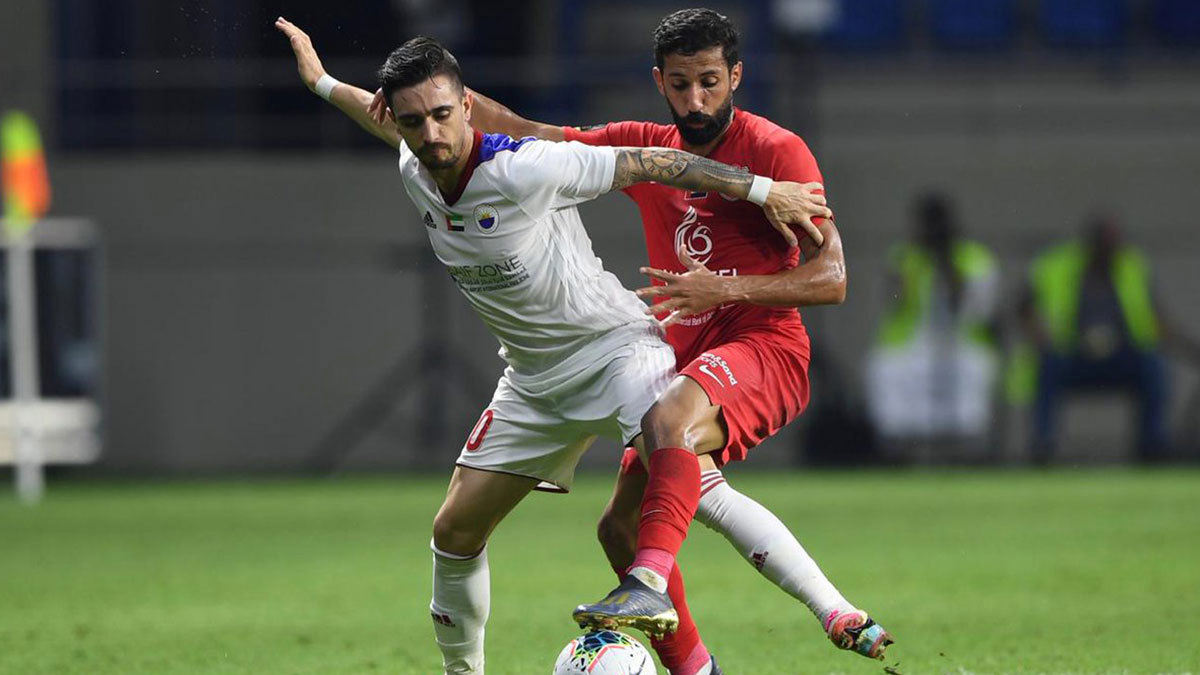 الشارقة يتوّج بطلًا لكأس سوبر الخليج العربي بالفوز على شباب الأهلي دبي بركلات الترجيح (فيديو)